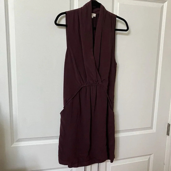 Wilfred Deep plum Mini Dress - Picture 4 of 9